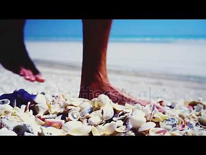 Crushing Sea Shells By Bare Feet || Crushing Snails || Crush heels #crush #heels #highheels #crush