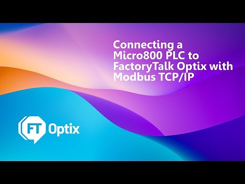 Configuring FactoryTalk Optix Modbus TCP Communications with a Micro820 PLC