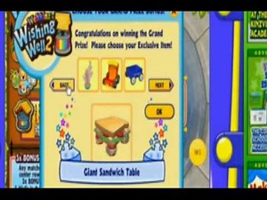 Wishing Well 2 Webkinz Cheats