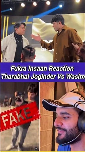 Fukra Insaan Reaction on TharaBhai Joginder Vs Wasim Fight