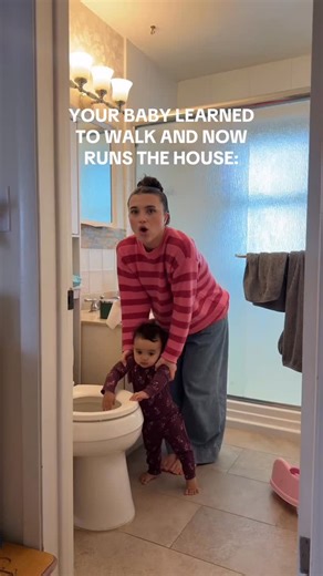 jenna | motherhood + lifestyle on Instagram: "Tampon box, toilet water.. EVERYTHING 🥲 #momsofinstagram #momlife #toddlermom #relatable #12monthsold"