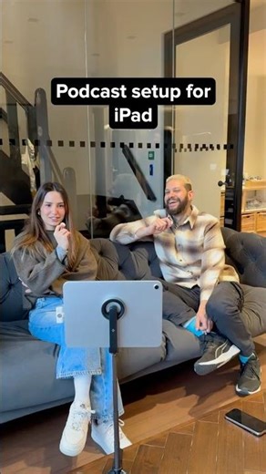 Podcast setup using just your iPad