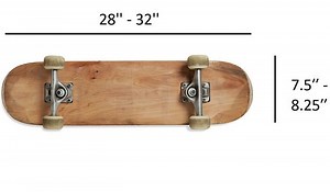 How Long is a Normal Skateboard? - Skateboard Size Chart