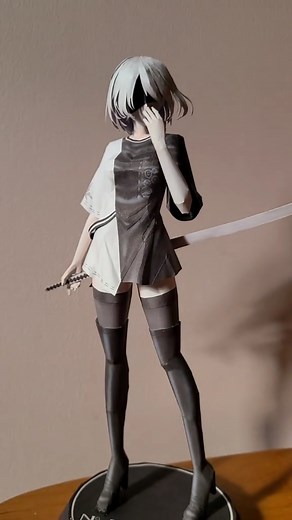 Creative Paper Crafts: Making 2B from Nier Automata