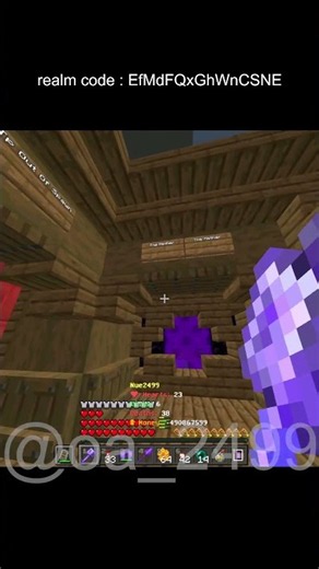 Bedrock realms java pvp code EfMdFQxGhWnCSNE #minecraftshorts #minecraft #gaming #bedrockrealm