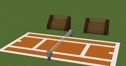 Tennis court   Tutorial Minecraft Map