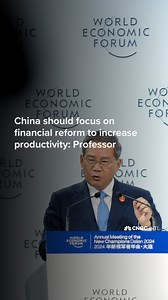 The Chinese government should focus on financial system policy reform to increase productivity, says this professor. Eswar Prasad of Cornell University discusses China's economic trajectory and what he believes policy makers should do to help the transition to more productive growth. | CNBC International