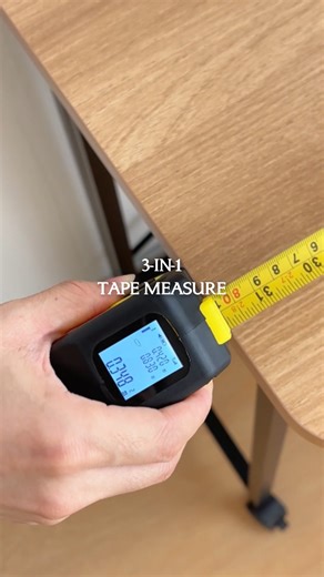 Temu Official on Instagram: "Measure, mark, and level projects like a pro with this all-in-one laser tape—compact and easy to use for every task. 📐🔦 #Temu #TemuFinds #DIYTools"