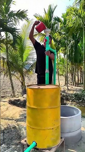 Harnessing Gravity: A Homemade Water Pump Without Gas or Electricity