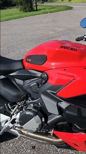 2022 Ducati Streetfighter V2 with SC Project exhaust installed