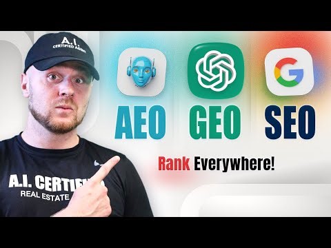 How Real Estate Agents Can Rank #1 on ChatGPT, Google & AI Searches