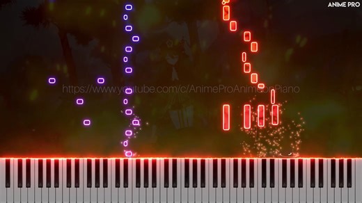 【特效钢琴】原神 胡桃角色演示 - 《生人勿近 / Let the Living Beware》