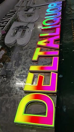 storefront makeover｜custom led signs｜LuminVerse Sign