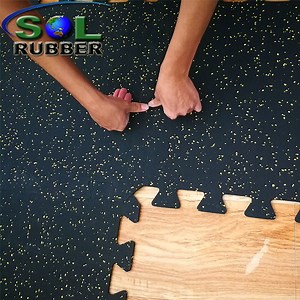 [Hot Item] High Impact Durable 3-12mm Gym Interlocking Rubber Floor