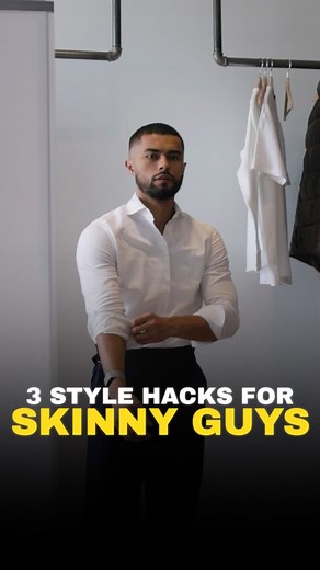 Jose Zuniga on Instagram: "3 great style tricks for skinny guys"