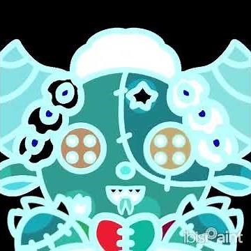 ばぁ…#オリキャラ #アニメーション #イラスト