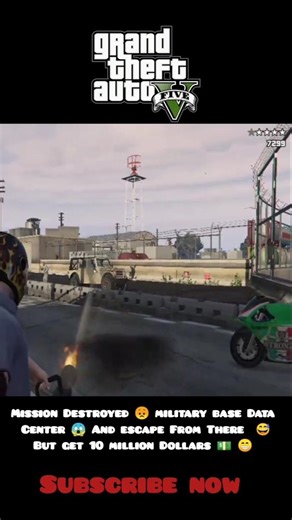 Michael vs military base data Money 10 million Dollars 🤑💰 😱 #shorts #gta5 #gtastunts #drift #viral