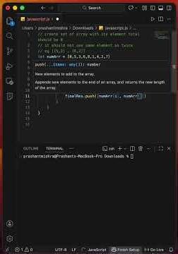 Javascript Array Interview Question #coding #javascriptinterview #interview