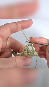 How to Crochet Complex Stitch-One Row Trim #crochet #crocheting #crochetstitch | Crochet and Relax