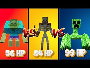 Which mob is STRONGEST MOB in Minecraft? 💪 | Ultimate Power Battle!
