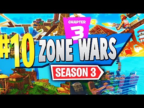 TOP 10 Best Zone Wars Maps In SEASON 3 | Fortnite Zone Wars Map CODES 2022