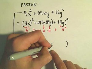 Factoring Perfect Square Trinomials - Ex1