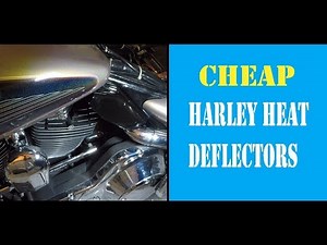Poor Man’s Harley Davidson Heat Deflectors Install & Review | Techn' Moto