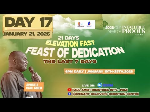 Day 17 - Elevation Fast ( PRAYER FOR FIRST BORNS) LAST 7 DAYS (DAY3) WITH APOSTLE PAUL AMEH