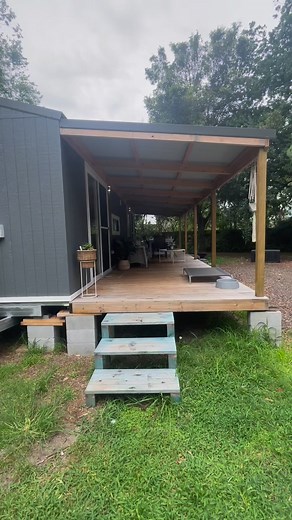 Complete setup of our modular decks! We can custom build your very own. The modular system makes for an easy setup that you can do yourself. #tiny #tinyhouse #tinyhome #tinyliving #tinyhouseaustralia # #bradthebuilder #tinyhouseonwheels #tinyhousecommunity #sustainablehomes #offgrid #offgridliving | Brad The Builder Tiny Homes