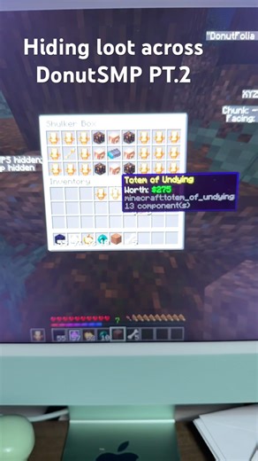 Hiding Loot across DonutSMP PT.2 #donutsmp #giveaway #minecraft #freeloot