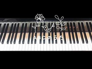 「ABCのうた」ピアノ伴奏 保育園 幼稚園 保育士 ABC