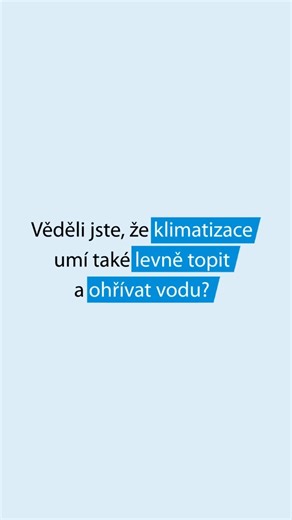 Věděli jste, že moderní klimatizace dnes zvládne mnohem víc než jen ochlazovat vzduch během letních veder? 🥵 Klimatizace Daikin Multi je chytrým a úsporným řešením pro domácnosti i menší provozovny. Kromě chlazení a topení umí také ohřívat vodu v externím zásobníku až do objemu 230 litrů! 💧 Zjistěte, jak jedno zařízení vyřeší hned tři potřeby vašeho bydlení na: https://bit.ly/Daikin_Multiplus #Daikin #klimatizace | Daikin Czech Republic