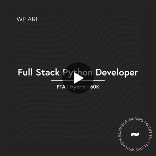 We are hiring for our client: Full-Stack Developer (Python + React) Join a team building software solutions servicing a niche, but very impactful market. 💻 Tech Stack Skills: • Python +… | FloTalent