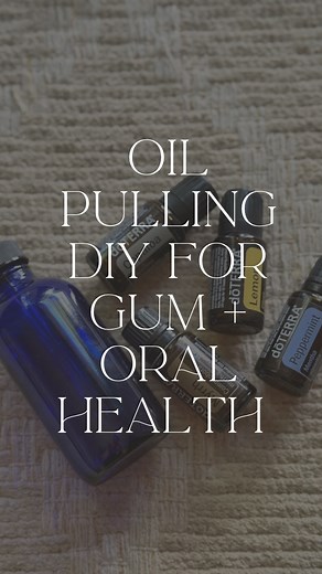 I was always afraid of oil pulling because I thought it would make me vomit 😅 but loved the idea of all the benefits it can have like helping the gums, preventing cavities, reducing bacteria, and it may even reduce inflammation. And this mixture tastes pretty good! The lemon and peppermint oils reduce the not as pleasant taste of the myrrh and copaiba. Super easy to make (because that’s the only way I do DIYs 🫠): 6pz glass dropper bottle- I used high quality olive oil (you can use sesame or co
