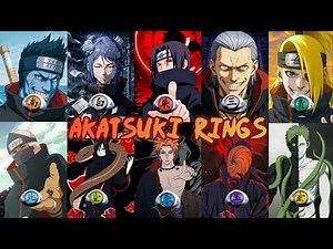All the Akatsuki Rings (Naruto) Explained in 17 Minutes!