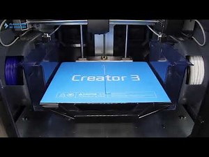 Flashforge Creator 3 Leveling and Calibration 720p 25fps H264 192kbit AAC