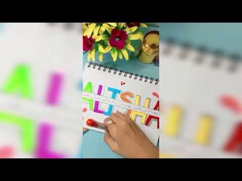 Easy Calligraphy for Beginners | Simple & Beautiful Lettering Style