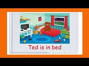 Ted Is in Bed | Developing Early Reading Skills | Short CVC Stories Kids Stories | Phonics Stories