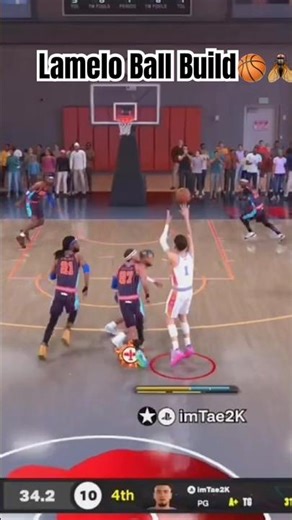 This LAMELO BALL “3PT PLAYMAKER” BUILD is UNGUARDABLE in NBA 2K26! #nba2k26 #lameloball