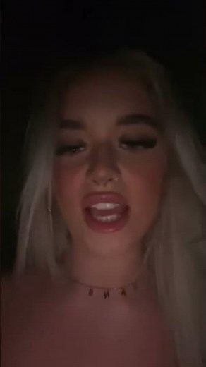 Trendy Blonde Woman Dancing in the Dark#blondebeauty #dancingqueen #darkglamour