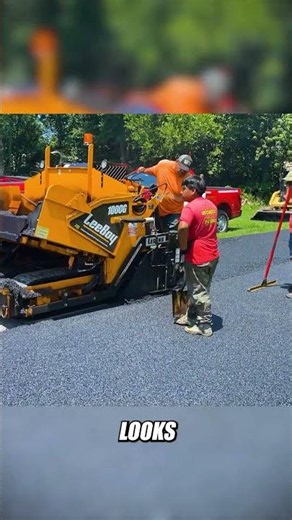 Fresh Asphalt Driveway Paving Project