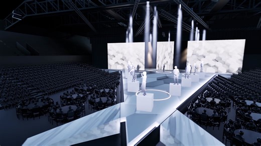 3.3K views · 77 reactions | 諾 Fly through the new stage for the 2024 WOW Show 諾 This year we're introducing a new triangular stage, designed to evolve the show experience and bring the garments even closer. As well as more accessible garment entries (hello ramps), this shape unlocks an exciting new addition for our storeys-high AV 狼 | World of WearableArt (WOW) | Facebook