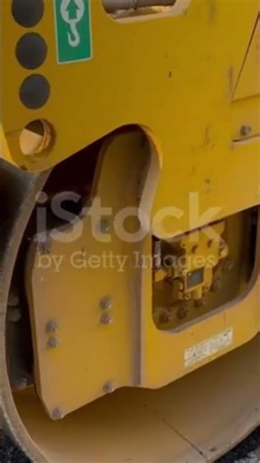 Road Construction machine working