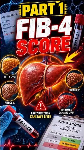 PART 1: FIB-4 Score Explained | Fatty Liver, Fibrosis & Cirrhosis Risk Assessment