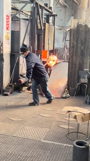 29K views · 297 reactions | Inside the forging factory Molten Metal Forging – Capturing the Heat in Slow Motion! #process #machine #factory #forging #manufacturer #blacksmith #fblifestyle | Inside the factory | Facebook