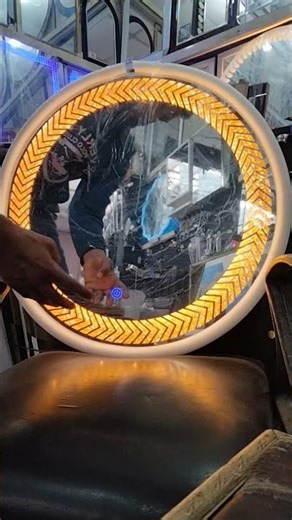 Led mirror dimand triple light sensor mirror