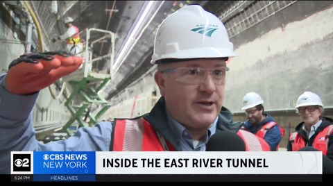 Amtrak making progress in East River Tunnel rehabilitation