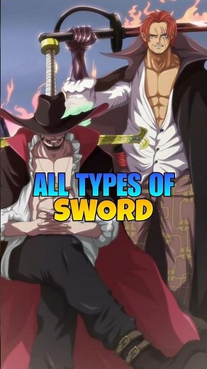 4 Type Of Swords In One Piece🗿#onepiece #luffy #zoro