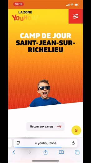 INFORMATIONS CAMPS ÉTÉ 2026 📌 C’est sur notre nouveau site Web 🤩 que vous pouvez consulter les informations pour les camps de jour estivaux 2026! On trouve dans le menu Les Camps… De l’information générale sur les camps de jour et, sous l’onglet Sites de camp, les lieux qui auront la chance d’accueillir un camp Youhou! Les inscriptions pour les camps de jour commenceront le 𝗟𝗨𝗡𝗗𝗜 𝟭𝟲 𝗠𝗔𝗥𝗦 pour un très grand nombre de nos camps. Soyez prêt !!! | La Zone Youhou - Camps de jour