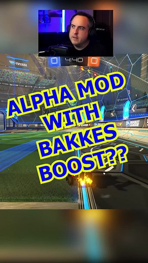 Alpha mod for Bakkes boost?#kbye #hardstuck #rocketleague #bluscr3n #rl